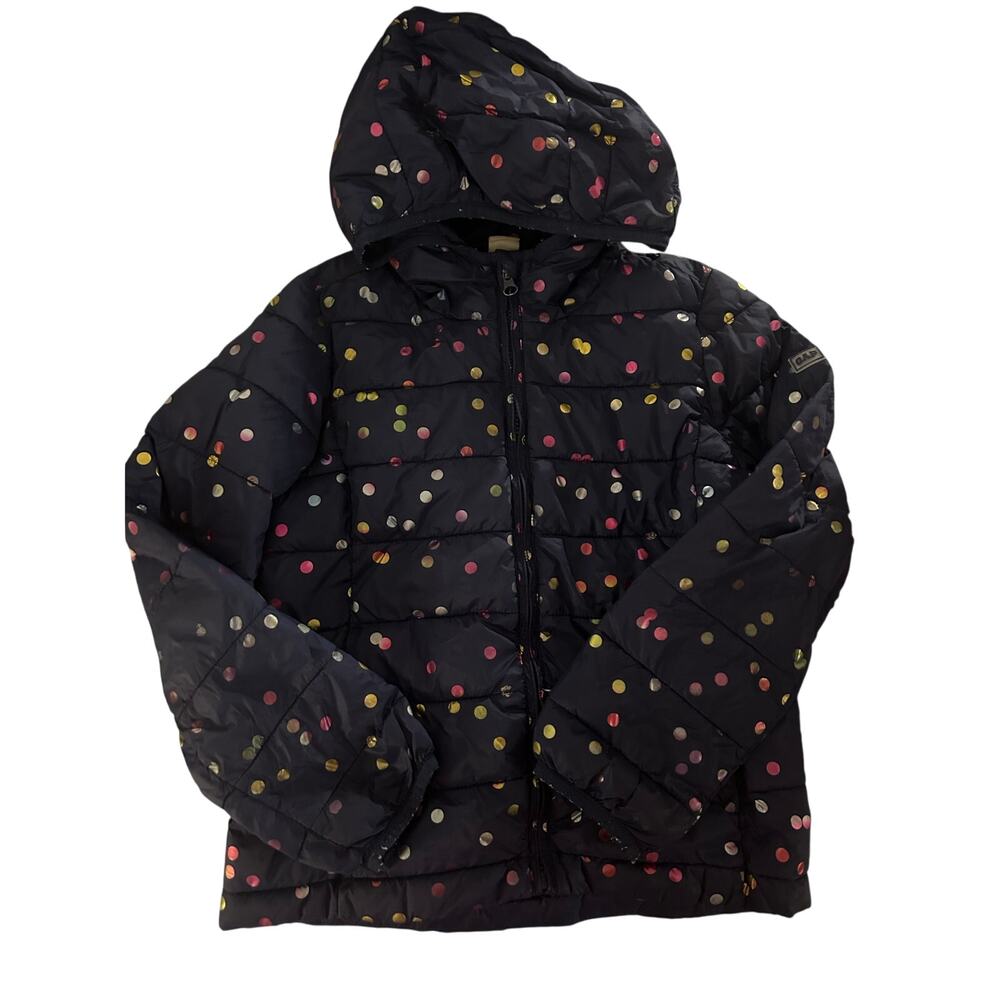 Gap blue dot hooded jacket size large